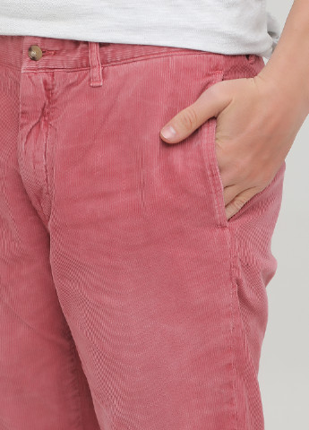 Темно-розовые кэжуал демисезонные прямые брюки Ralph Lauren
