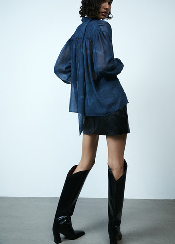 Синяя блуза H&M