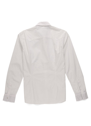 Белая кэжуал рубашка однотонная Gas