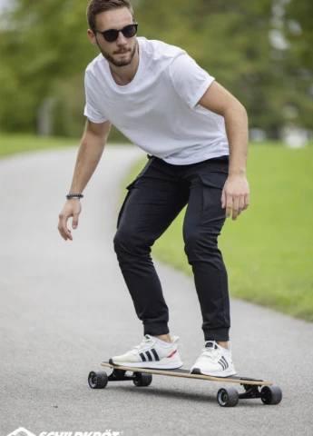 Лонгборд Longboard Freeride 41" Cool Chimp Чорний/Мультіколор (510690) Schildkröt (253677191)