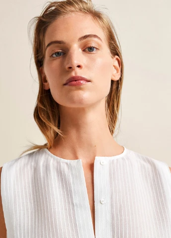 Біла блуза Massimo Dutti