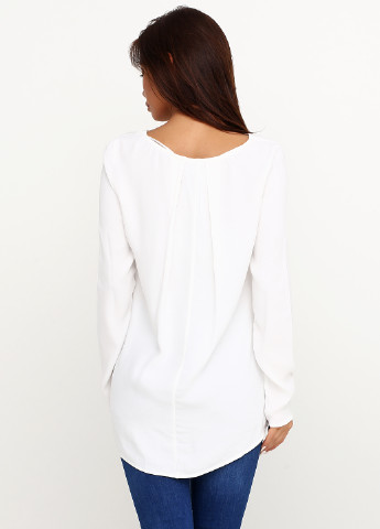 Белая демисезонная блуза Street One