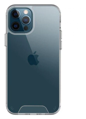 Протиударний силіконовий чохол Space для iPhone 12 Pro Max Прозорий No Brand (254324973)