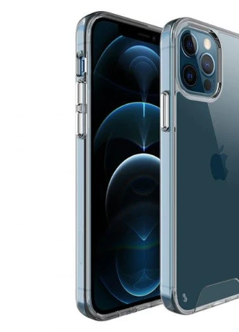 Протиударний силіконовий чохол Space для iPhone 12 Pro Max Прозорий No Brand (254324973)