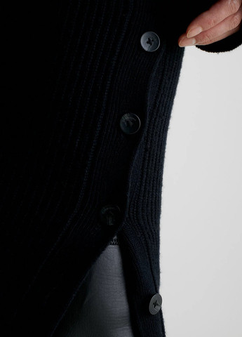 Черная кэжуал однотонная юбка Calvin Klein карандаш