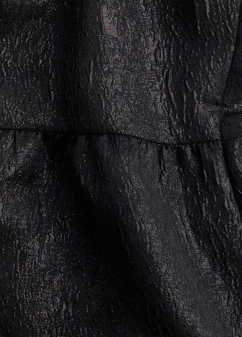 Чёрная блуза с баской H&M