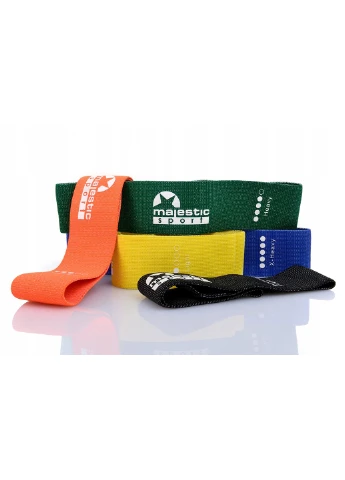 Набір фітнес гумок з тканини 5 шт Majestic Sport (253490571)