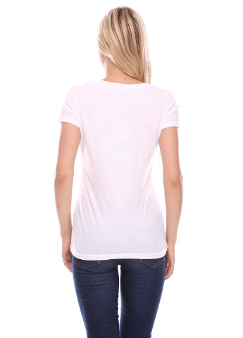 Белая летняя футболка с коротким рукавом Onyx