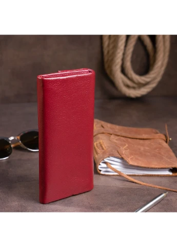 Жіночий шкіряний гаманець-клатч 18,5х9,8х2 см st leather (229461063)