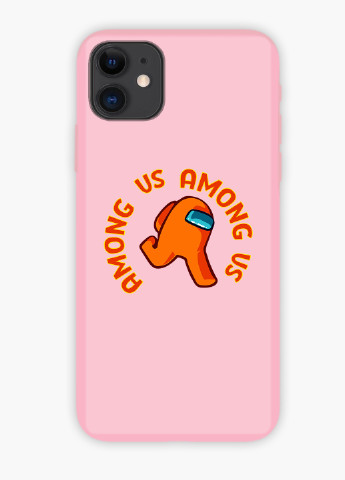 Чохол силіконовий Apple Iphone 6 Амонг Ас Помаранчевий (Among Us Orange) (6937-2408) MobiPrint (219561247)