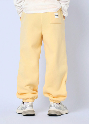 Желтые спортивные, кэжуал демисезонные брюки джоггеры SHEIN