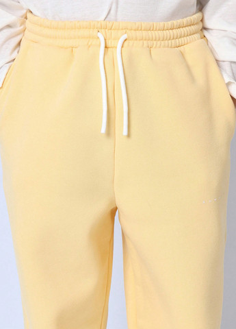 Желтые спортивные, кэжуал демисезонные брюки джоггеры SHEIN