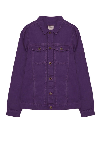 Фіолетова демісезонна куртка Pull & Bear