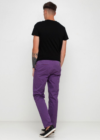Фиолетовые кэжуал демисезонные прямые брюки Dockers