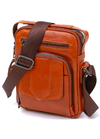 Мужская кожаная сумка 16х20х4,5 см Vintage (255709963)
