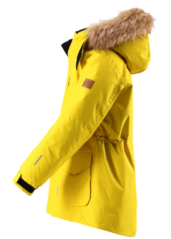 Жовта зимня куртка Reima