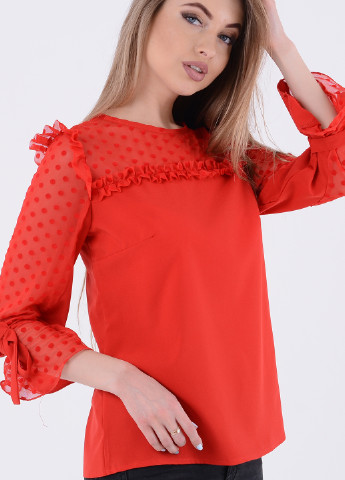 Червона демісезонна блуза Santali