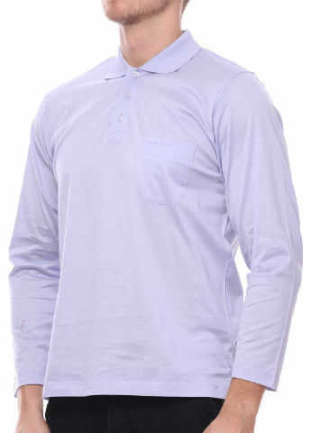 Светло-фиолетовая футболка-поло для мужчин Pierre Cardin однотонная
