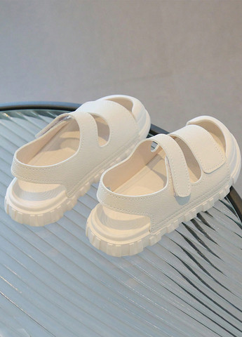 Светло-бежевые кэжуал, спортивные спортивные сандалии SHEIN на липучке