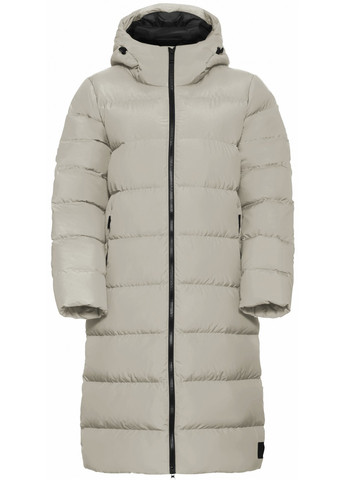 Светло-бежевый зимний Пуховик Jack Wolfskin