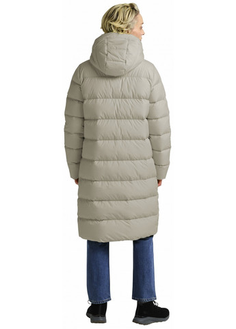 Светло-бежевый зимний Пуховик Jack Wolfskin