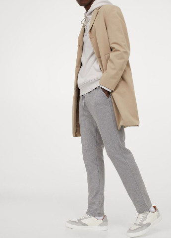 Светло-серые демисезонные брюки H&M
