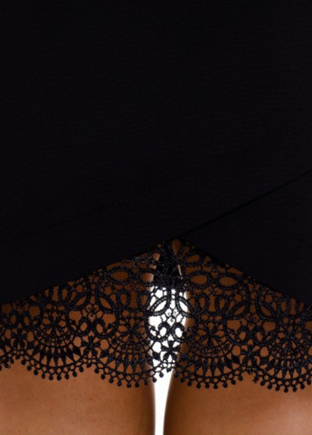 Черная кэжуал однотонная юбка Petro Soroka миди