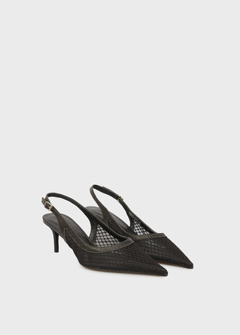 PRPY Туфлі чорний з текстиль, натуральна шкіра, китай — літо (334684245)