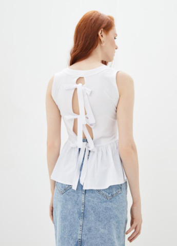 Біла літня жіноча блузка cornelia Podium