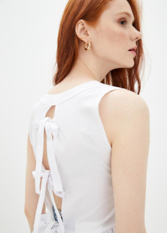 Белая летняя женская блузка cornelia Podium