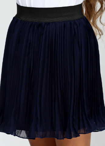 Темно-синяя офисная юбка Vidoli плиссе
