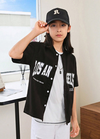 Черная летняя куртка SHEIN