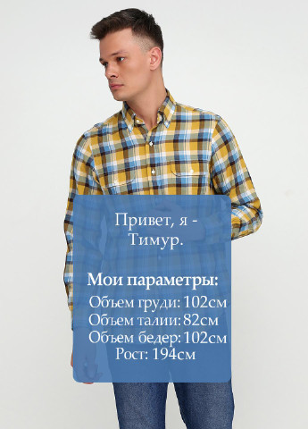 Цветная рубашка в клетку Ralph Lauren