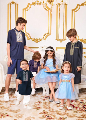 Голубое платье SHEIN (325115154)