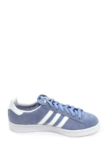 Синие женские кеды campus j adidas