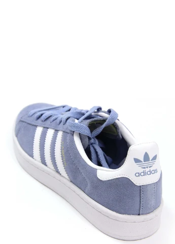 Синие женские кеды campus j adidas