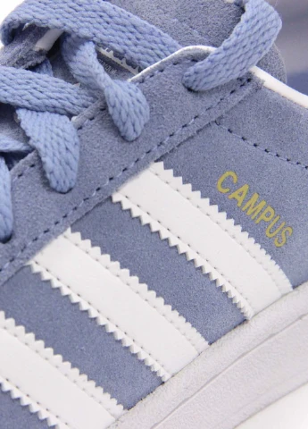 Синие женские кеды campus j adidas