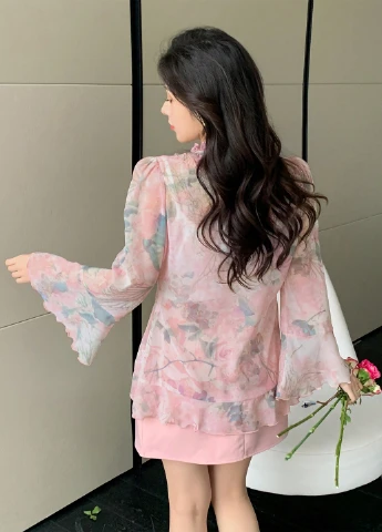 Комбінована блуза SHEIN