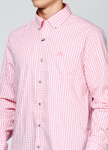Розовая кэжуал рубашка в клетку State of Art с длинным рукавом