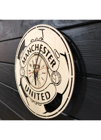 Концептуальний настінний годинник в інтер`єр «Manchester United» 7Arts (253566213)