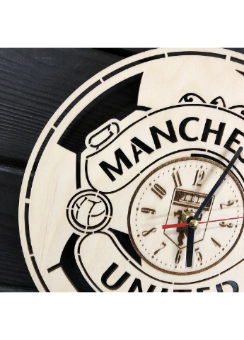 Концептуальний настінний годинник в інтер`єр «Manchester United» 7Arts (253566213)