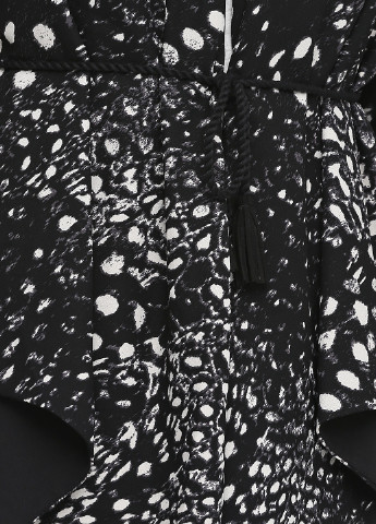 Черный женский жакет Vero Moda с абстрактным узором - демисезонный