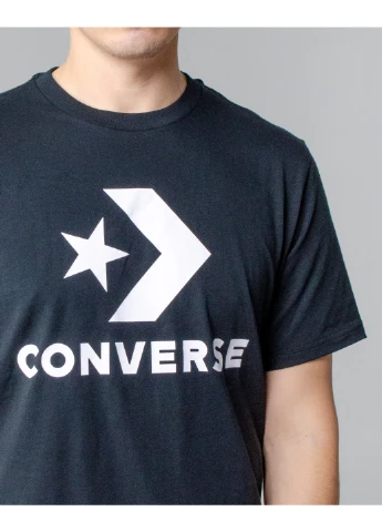 Темно-сіра футболка star chevron tee Converse