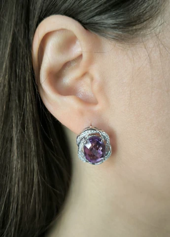 Серьги Silver Flame (354214647)
