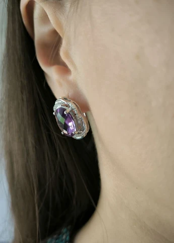Серьги Silver Flame (354214647)
