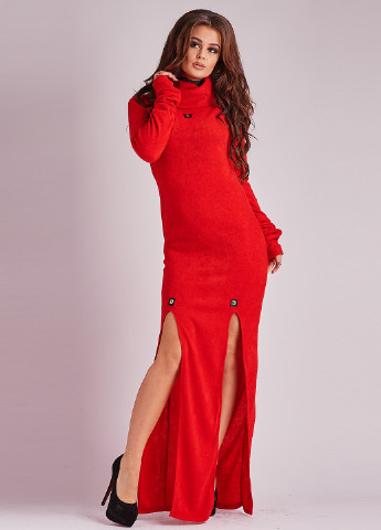 Красное кэжуал платье Simonaom