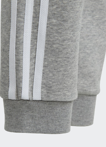 Светло-серые спортивные демисезонные брюки зауженные adidas