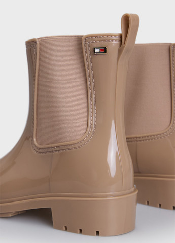 Бежевые резиновые сапоги Tommy Hilfiger