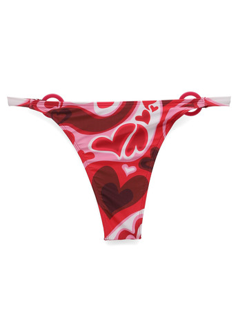 Розовые купальные трусики-плавки сердечки PrettyLittleThing