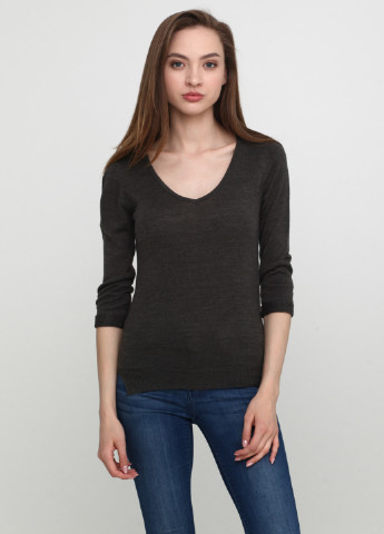 Серый демисезонный пуловер пуловер Calliope